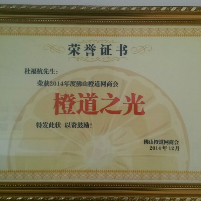 企業(yè)榮譽(yù)證書(shū)